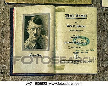Stock Photo - Mein Kampf book by Adolf Hitler in Stutthof concentration camp. Stutthof was the first German Nazi concentration camp built outside of 1937 German borders, Sztutowo, Poland. Fotosearch