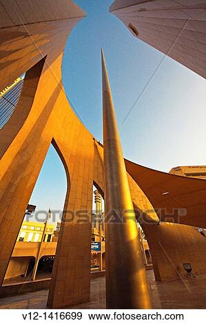 Memorial at Kuwait downtown, Kuwait City, View Large Photo Image Stock Photo - Memorial at Kuwait downtown, Kuwait City,. Fotosearch