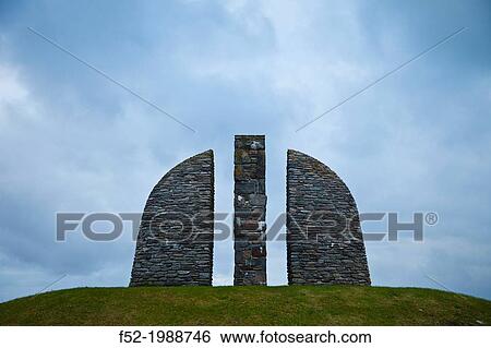 Memorial Cairn to the Grials & Coll Raiders 1919. Northeast Lewis Island. Outer Hebrides. Scotland, UK. View Large Photo Image Stock Photograph - Memorial Cairn to the Grials & Coll Raiders 1919. Northeast Lewis Island. Outer Hebrides. Scotland, UK.. Fotosearch