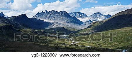 Memurudalen and mountains of Jotunheimen national park, Norway View Large Photo Image Stock Photo - Memurudalen and mountains of Jotunheimen national park, Norway. Fotosearch