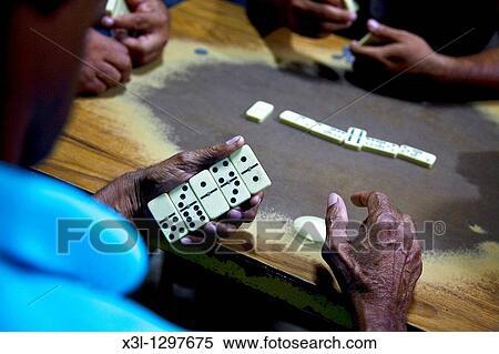 Men playing dominoes in Ant? n, PanamB View Large Photo Image Stock Photography - Men playing dominoes in Ant? n, PanamB. Fotosearch