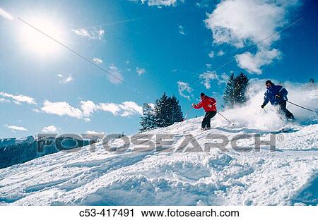 Men. Skiing tombstone at The Canyons. Utah. USA View Large Photo Image Stock Image - Men. Skiing tombstone at The Canyons. Utah. USA. Fotosearch