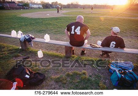 Men softball team View Large Photo Image Picture - Men softball team. Fotosearch
