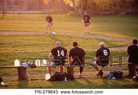 Men softball team View Large Photo Image Stock Image - Men softball team. Fotosearch