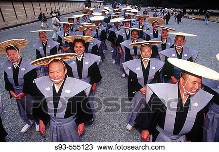 Men wearing flat woven straw hats in the Jidai Matsuri procession. Kyoto city. Kyoto. Japan. View Large Photo Image Stock Image - Men wearing flat woven straw hats in the Jidai Matsuri procession. Kyoto city. Kyoto. Japan.. Fotosearch