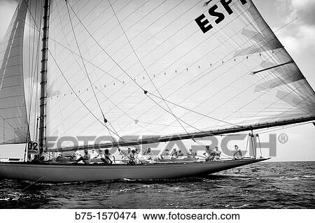 Menorca, Balearic Islands, Spain, Mediterranean, Sailing ships of time, summer, hot, sport, black and white View Large Photo Image Picture - Menorca, Balearic Islands, Spain, Mediterranean, Sailing ships of time, summer, hot, sport, black and white. Fotosearch