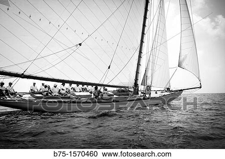 Menorca, Balearic Islands, Spain, Mediterranean, Sailing ships of time, summer, hot, sport, black and white View Large Photo Image Stock Image - Menorca, Balearic Islands, Spain, Mediterranean, Sailing ships of time, summer, hot, sport, black and white. Fotosearch