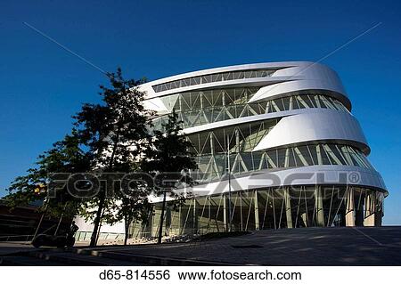 Mercedes Benz Museum exterior, Stuttgart, Baden-Wurttemberg, Germany View Large Photo Image Stock Photograph - Mercedes Benz Museum exterior, Stuttgart, Baden-Wurttemberg, Germany. Fotosearch