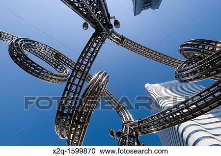 Metal Sculpture in Queen's Square Minato Mirai Yokohama Japan View Large Photo Image Stock Image - Metal Sculpture in Queen's Square Minato Mirai Yokohama Japan. Fotosearch