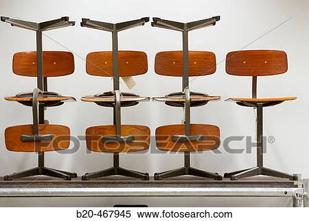 Metallic office chairs. Juantxo Mugica Decoraci? n exhibition. Oyartzun, Gipuzkoa. Euskadi. Spain. View Large Photo Image Stock Photography - Metallic office chairs. Juantxo Mugica Decoraci? n exhibition. Oyartzun, Gipuzkoa. Euskadi. Spain.. Fotosearch