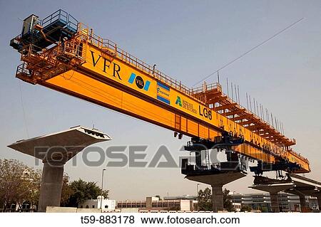 Metro Construction, Dubai, United Arabian Emirates View Large Photo Image Stock Photo - Metro Construction, Dubai, United Arabian Emirates. Fotosearch
