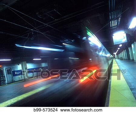 Metro north train platform, Grand central station, Manhattan, New York, USA View Large Photo Image Picture - Metro north train platform, Grand central station, Manhattan, New York, USA. Fotosearch
