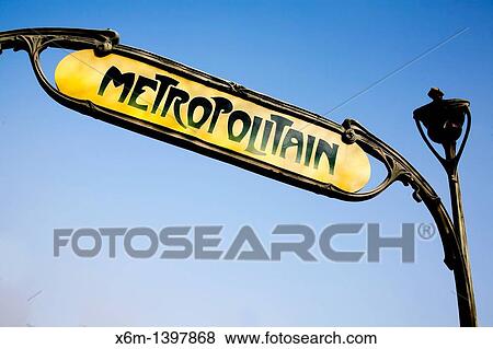 Metro signal Paris, France, Europe View Large Photo Image Stock Photo - Metro signal Paris, France, Europe. Fotosearch