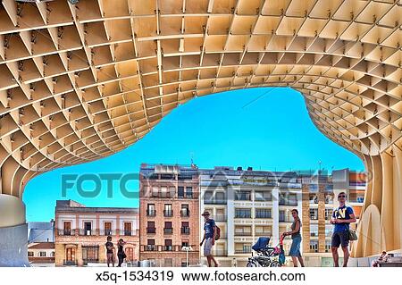 Metropol Parasol building, Seville, Spain View Large Photo Image Stock Photo - Metropol Parasol building, Seville, Spain. Fotosearch