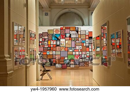 Stock Image - Metropolis: Reflections on the modern city, Birmingham Museum and Art Gallery, Birmingham, UK.. Fotosearch