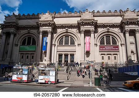Metropolitan Museum of Art Facade, Manhattan, New York City. View Large Photo Image Stock Image - Metropolitan Museum of Art Facade, Manhattan, New York City.. Fotosearch