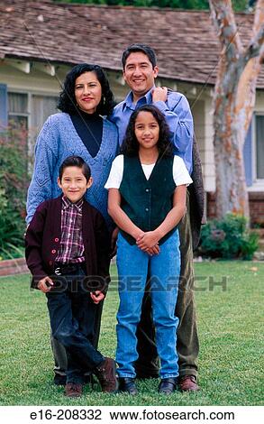 Mexican family View Large Photo Image Stock Image - Mexican family. Fotosearch