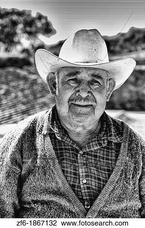 Mexican man with cowboy hat portrait in Oaxaca Mexico View Large Photo Image Stock Image - Mexican man with cowboy hat portrait in Oaxaca Mexico. Fotosearch