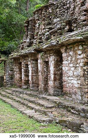 Mexico, Chiapas, Yaxchilan Archaeological Zone, Established around 350 AD and lasted into the early 9th Century, Structure 19. View Large Photo Image Stock Photograph - Mexico, Chiapas, Yaxchilan Archaeological Zone, Established around 350 AD and lasted into the early 9th Century, Structure 19.. Fotosearch