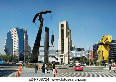 Mexico City. Reforma Avenue. Mexico. View Large Photo Image Picture - Mexico City. Reforma Avenue. Mexico.. Fotosearch