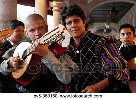 Mexico. Michoacan. Morelia. Tuna. Music Band View Large Photo Image Stock Photo - Mexico. Michoacan. Morelia. Tuna. Music Band. Fotosearch