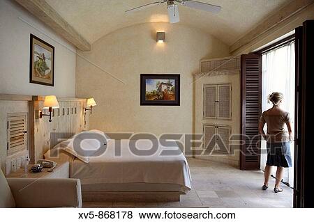 Stock Photo - Mexico. Quer? taro. Doa Urraca Hotel.. Fotosearch