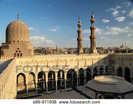 Stock Photo - Mezquita Al Muayyad, El Cairo, Egipto. Fotosearch