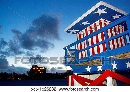 Stock Image - Miami Beach, Miami, Florida, United States. Fotosearch