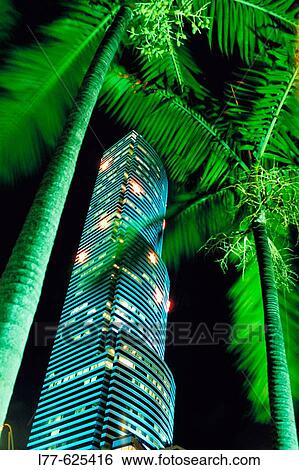 Miami Tower, Miami downtown, Fl, USA View Large Photo Image Stock Photograph - Miami Tower, Miami downtown, Fl, USA. Fotosearch