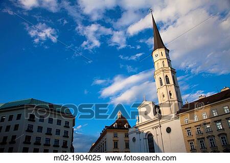 Michaelerkirche churche in Vienna, Austria View Large Photo Image Stock Photography - Michaelerkirche churche in Vienna, Austria. Fotosearch