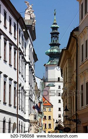 Michael's Gate, Bratislava, Slovakia View Large Photo Image Stock Photo - Michael's Gate, Bratislava, Slovakia. Fotosearch