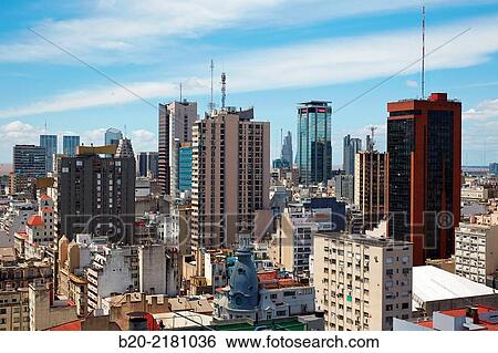 Micro centro. Buenos Aires. Argentina. View Large Photo Image Stock Photograph - Micro centro. Buenos Aires. Argentina.. Fotosearch
