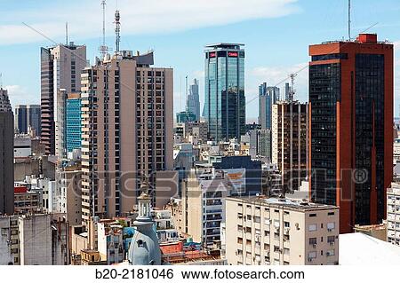 Micro centro. Buenos Aires. Argentina. View Large Photo Image Stock Photograph - Micro centro. Buenos Aires. Argentina.. Fotosearch