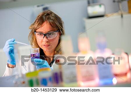 Stock Photo - Microencapsulation and chemical preparation laboratory, Technology Research Center, Tecnalia Construction, CIDEMCO-Tecnalia Research & Innovation, development of new products and innovative solutions through research and innovation. Fotosearch