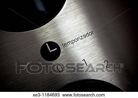 Stock Image - Microwave oven timer. Fotosearch