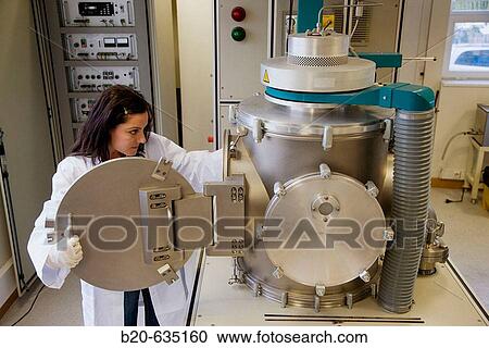 Stock Image - Microwave plasma, Iplas Plasma System, Technology and Research Centre. Inasmet-Tecnalia Foundation, San Sebastian, Gipuzkoa, Euskadi. Spain.. Fotosearch