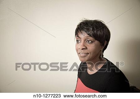 Middle-age black woman View Large Photo Image Stock Image - Middle-age black woman. Fotosearch