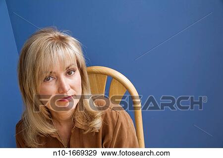 Middle-age blond woman View Large Photo Image Stock Photo - Middle-age blond woman. Fotosearch