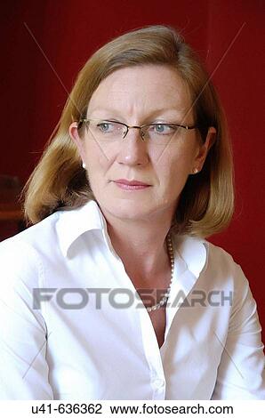 Stock Image - Middle age female executive. Fotosearch