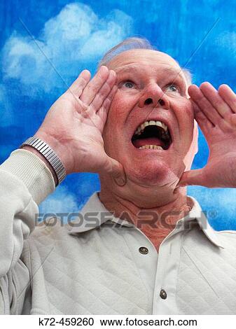 Middle Aged Man Yelling View Large Photo Image Stock Image - Middle Aged Man Yelling. Fotosearch