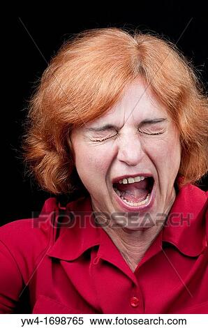 Middle aged woman shouting View Large Photo Image Stock Photography - Middle aged woman shouting. Fotosearch