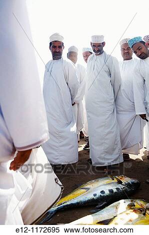 Middle East, Oman, village of Barka & suroundings, fish market, direct from the sea. View Large Photo Image Stock Photography - Middle East, Oman, village of Barka & suroundings, fish market, direct from the sea.. Fotosearch