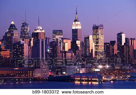 MIDTOWN SKYLINE HUDSON RIVER MANHATTAN NEW YORK USA View Large Photo Image Stock Image - MIDTOWN SKYLINE HUDSON RIVER MANHATTAN NEW YORK USA. Fotosearch