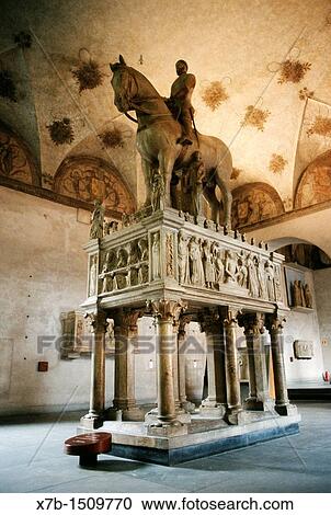 Milan Italy Equestrian statue & mausoleum of Bernabo Visconti by Bonino da Campione 1363 on display at the Castello Sforzesco View Large Photo Image Stock Image - Milan Italy Equestrian statue & mausoleum of Bernabo Visconti by Bonino da Campione 1363 on display at the Castello Sforzesco. Fotosearch