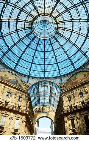 Milan Italy Galleria Vittorio Emanuele II Victor Emmanuel gallery shopping arcade View Large Photo Image Stock Image - Milan Italy Galleria Vittorio Emanuele II Victor Emmanuel gallery shopping arcade. Fotosearch