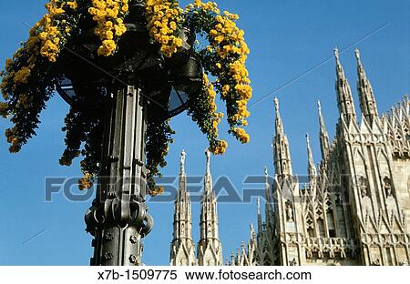 Milan Italy The Duomo View Large Photo Image Stock Photography - Milan Italy The Duomo. Fotosearch