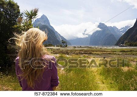 Milford Sound, South Island, New Zealand View Large Photo Image Picture - Milford Sound, South Island, New Zealand. Fotosearch