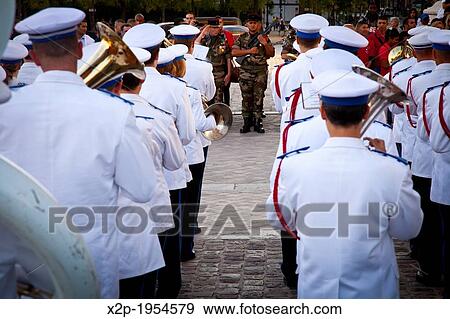 Militar orchestra in Paris, France, Europe View Large Photo Image Stock Photo - Militar orchestra in Paris, France, Europe. Fotosearch
