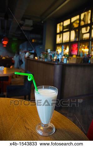 Milkshake in cafe restaurant Tekstylia old town Gdansk Pomerania northern Poland Europe View Large Photo Image Stock Image - Milkshake in cafe restaurant Tekstylia old town Gdansk Pomerania northern Poland Europe. Fotosearch