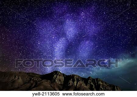 Milky Way Galaxy with Aurora Borealis or Northern lights, Kjalarnes, Reykjavik, Iceland. View Large Photo Image Stock Photography - Milky Way Galaxy with Aurora Borealis or Northern lights, Kjalarnes, Reykjavik, Iceland.. Fotosearch